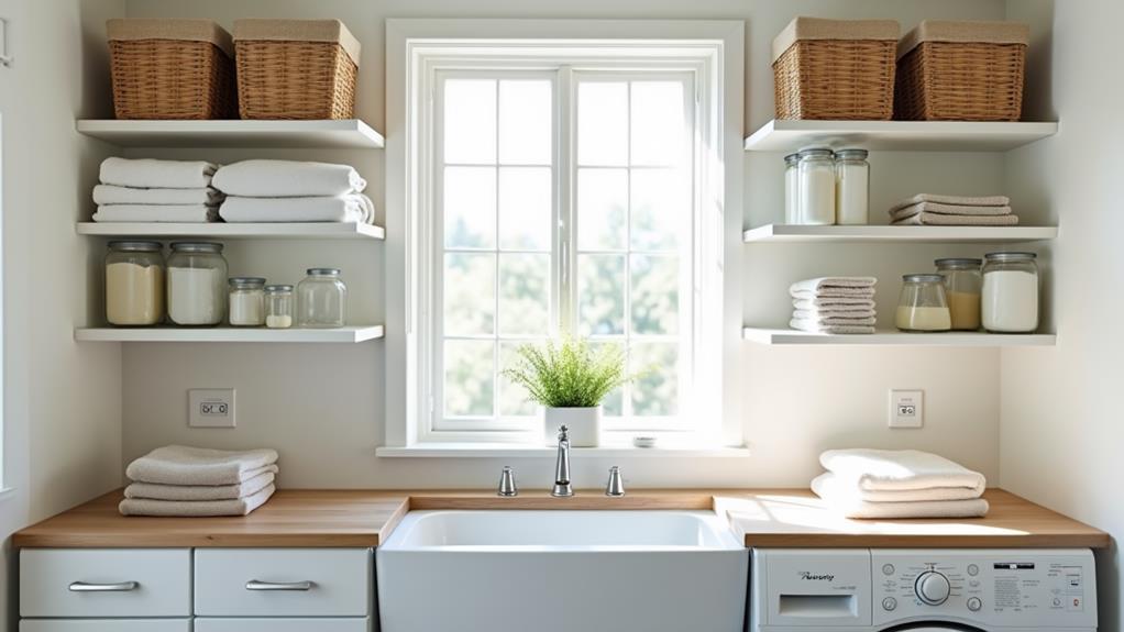 affordable laundry room organization