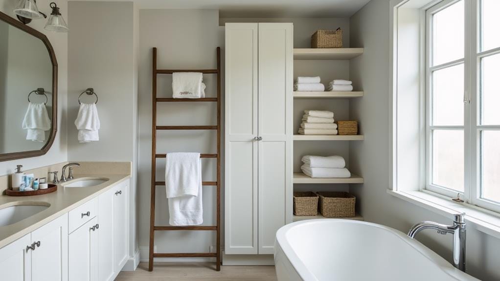 bathroom linen storage considerations