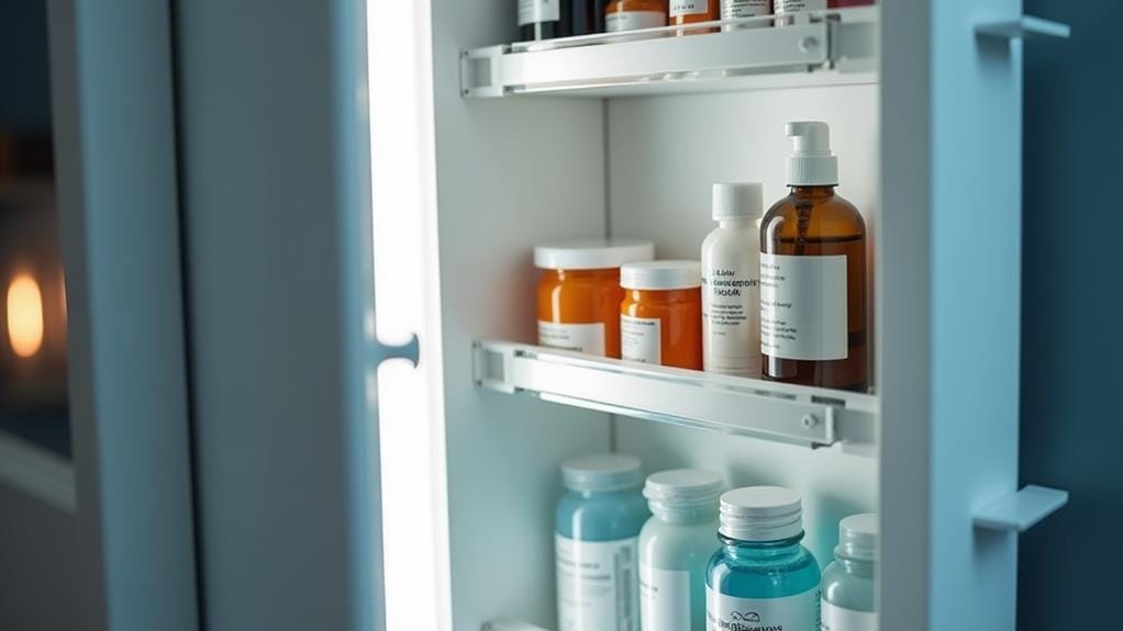 bathroom medicine cabinet organizer considerations