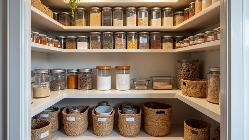 categorize pantry items systematically