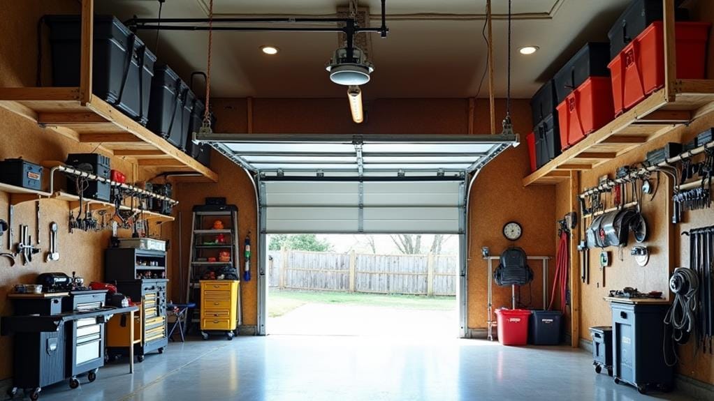 choosing above garage storage