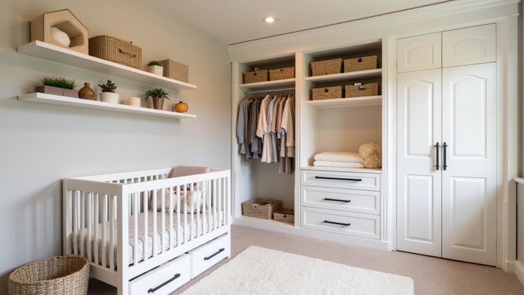 choosing baby room storage