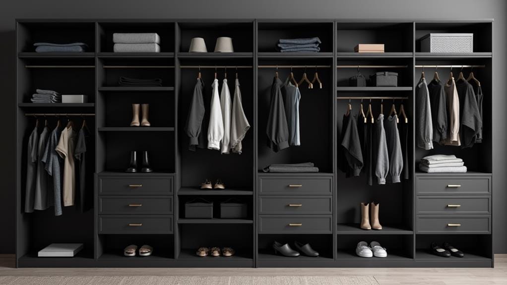 choosing black closet organizer factors