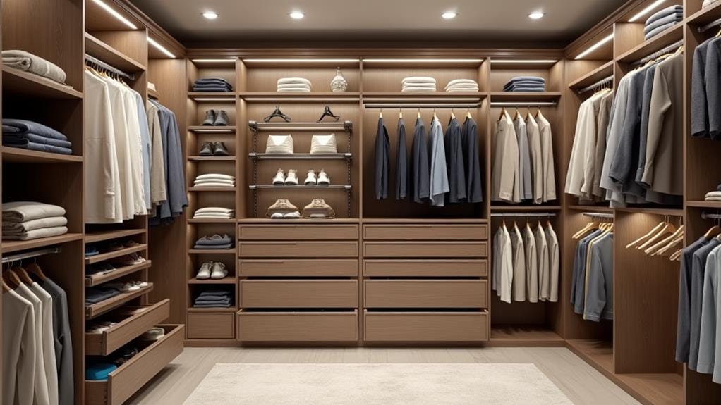 choosing closet dresser storage factors