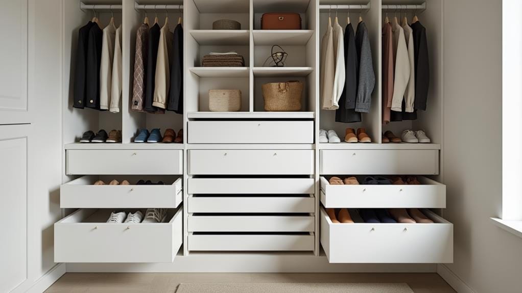 choosing closet organizer drawers