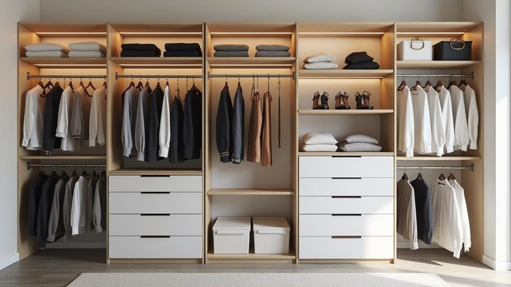 choosing closet wall organizer factors