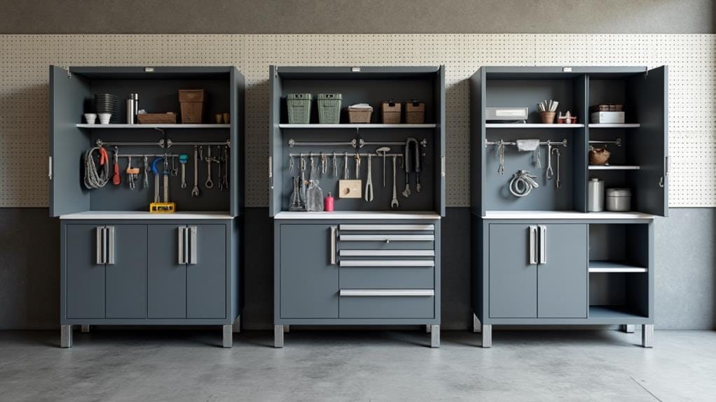 choosing garage metal cabinets