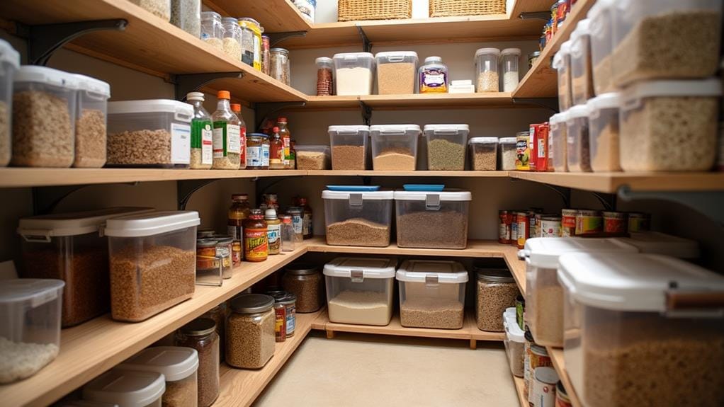 choosing pantry floor storage