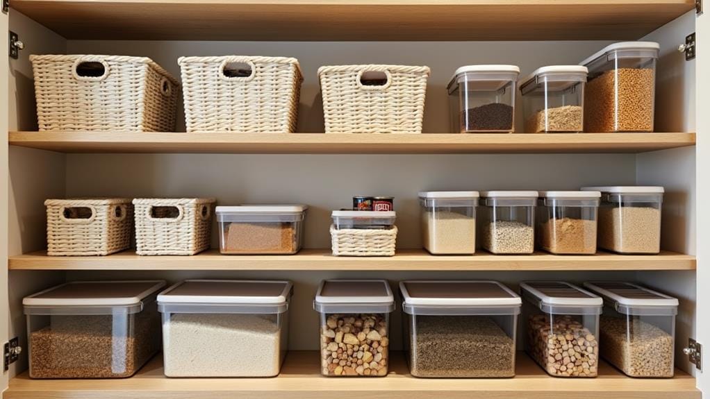 choosing pantry storage baskets