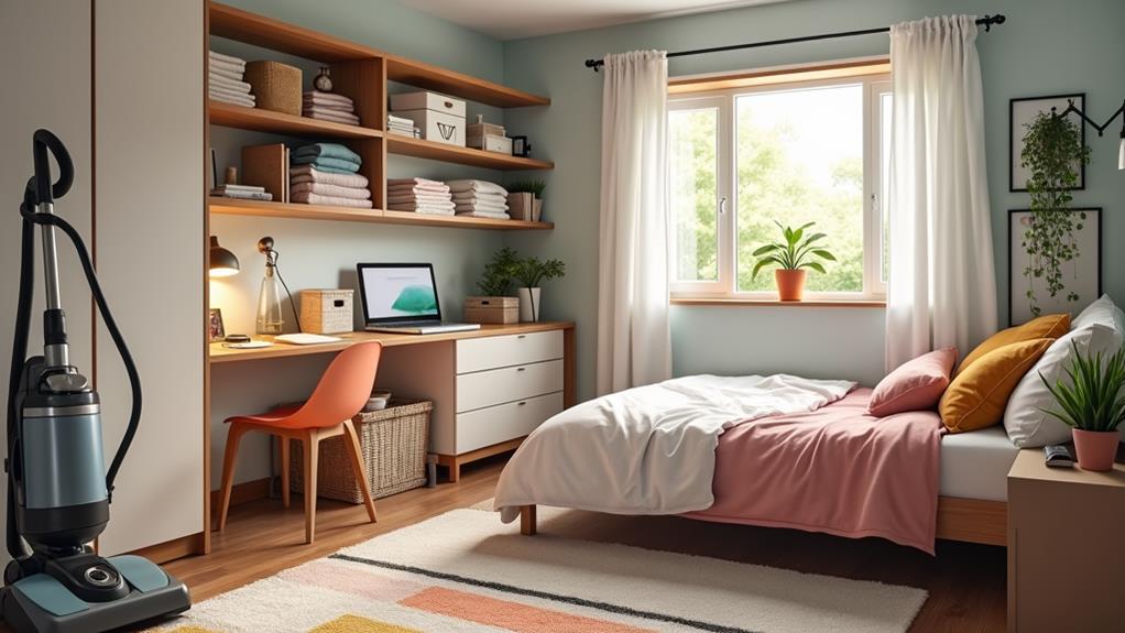 clean and organize room