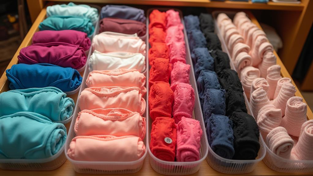 clever closet underwear organization