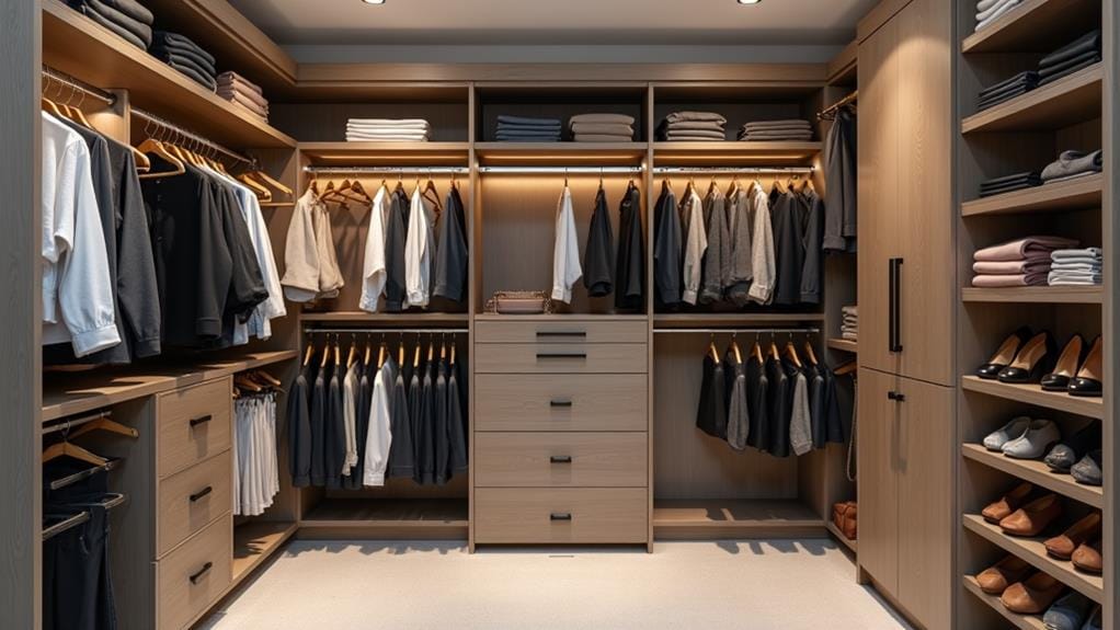 clothes closet storage considerations