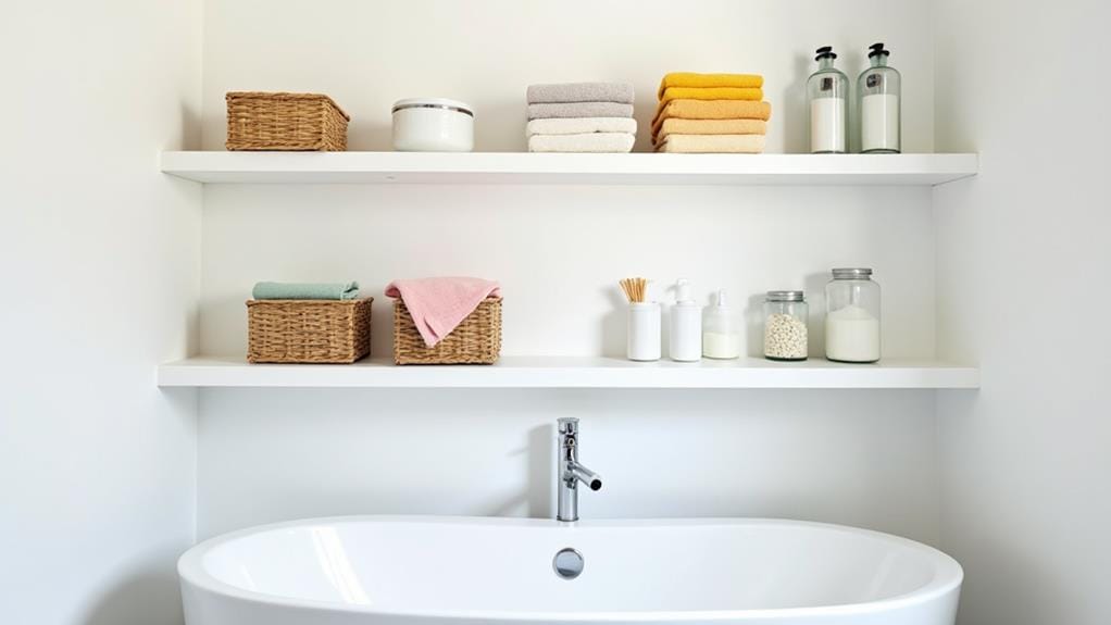 clutter free bathroom storage solutions