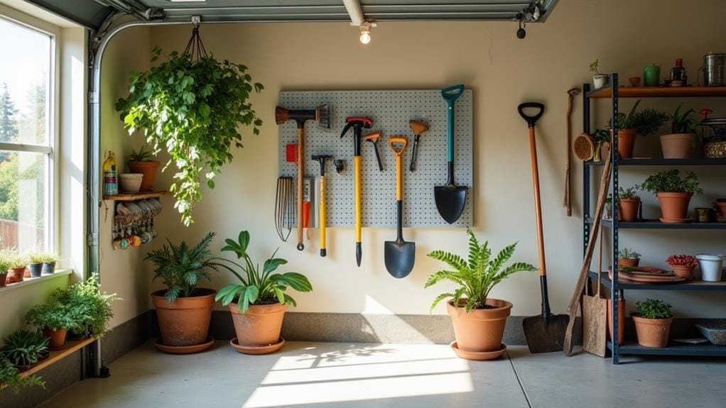 clutter free garage tool organizers