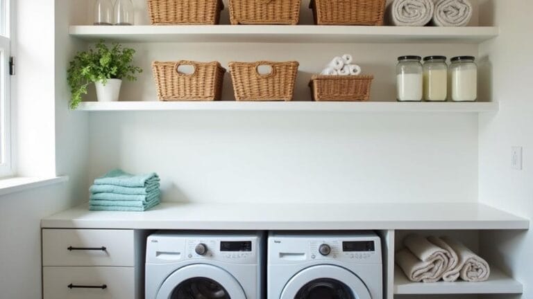 clutter free laundry room solutions