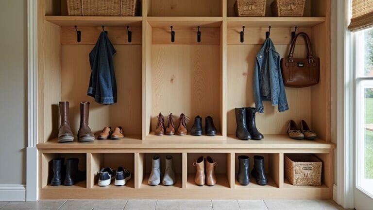 clutter free mud room solutions