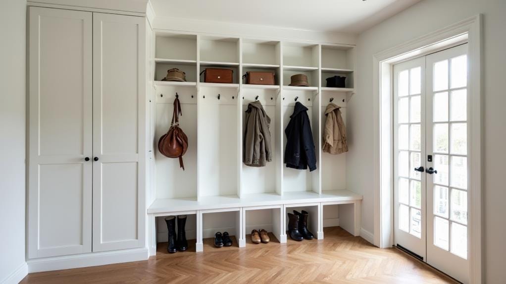 clutter free mudroom storage solutions