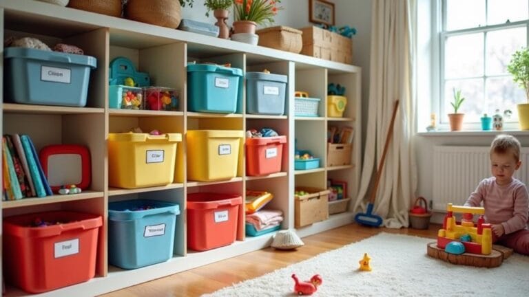 clutter management with children