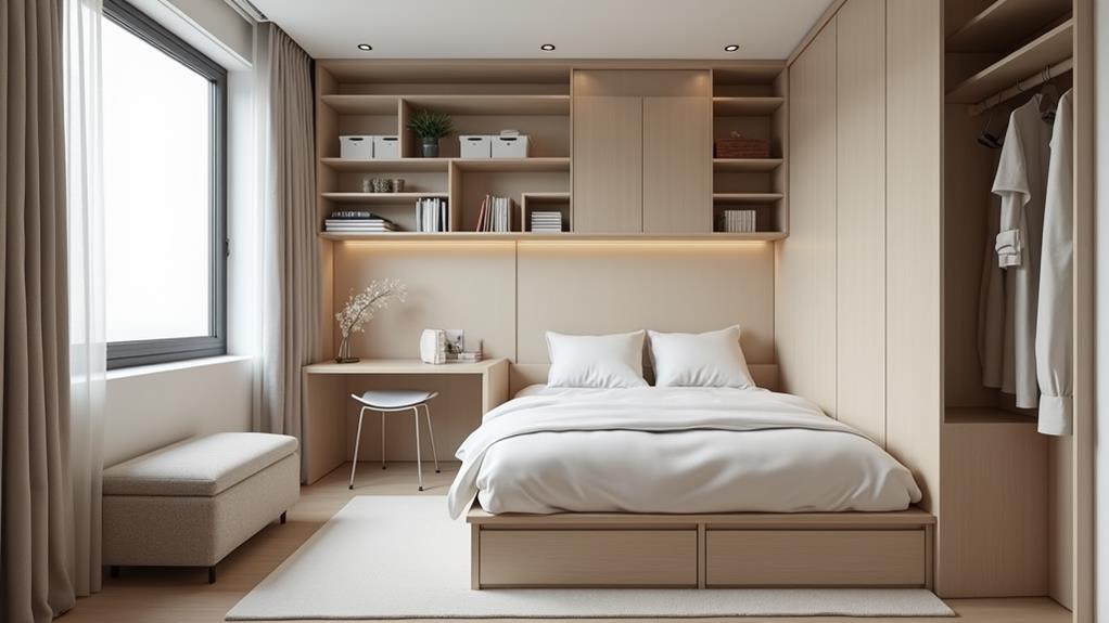 compact bedroom office solutions