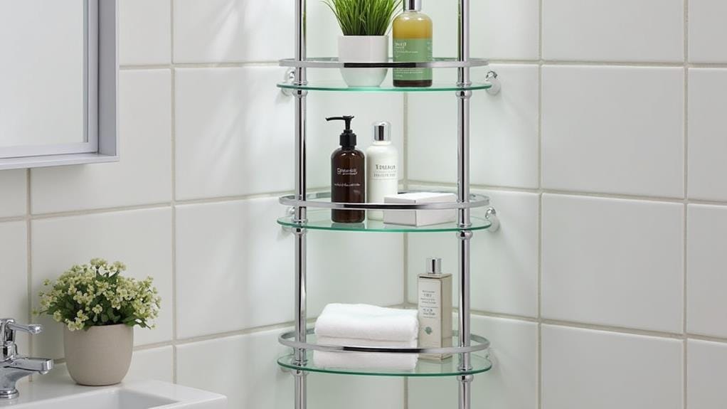 corner bathroom storage factors