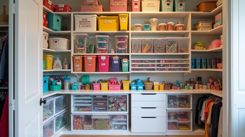 craft closet organization tips