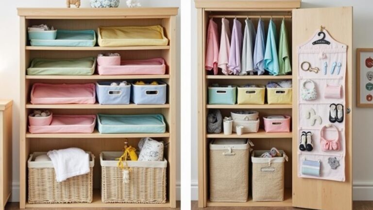 creative baby clothes organization