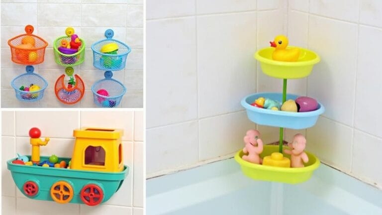 creative bath toy organization