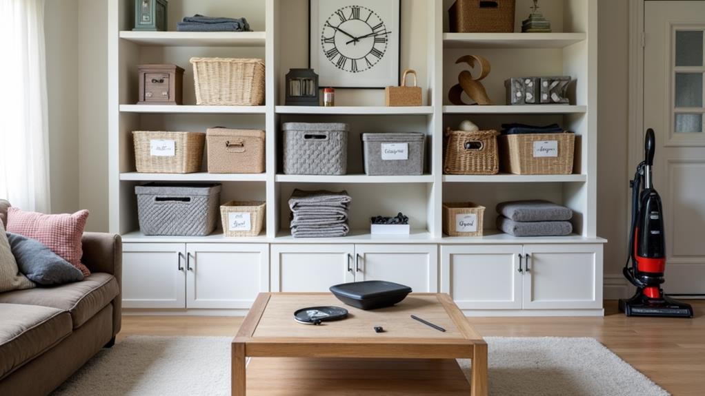 daily tidying routine establishment