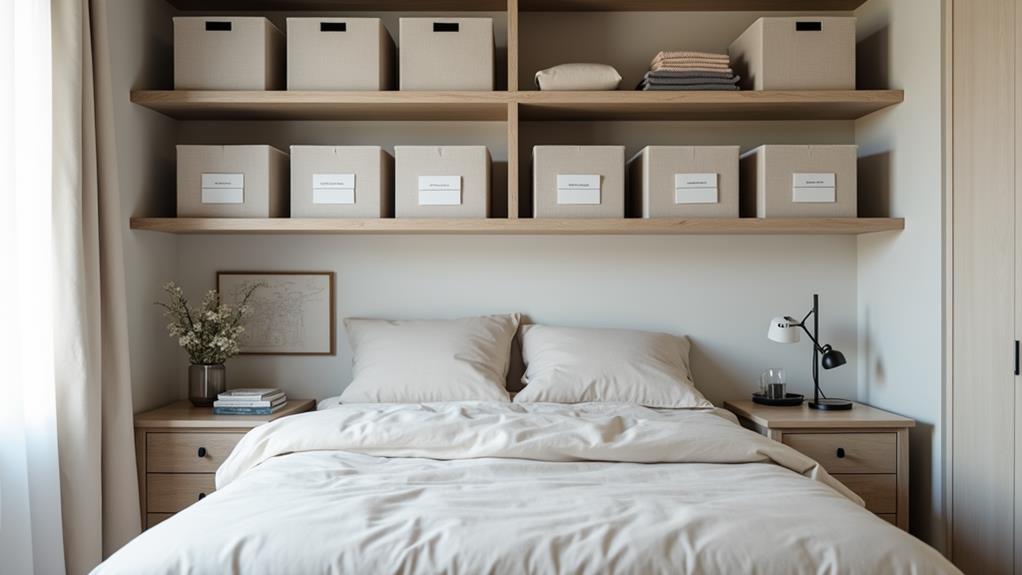 declutter and categorize belongings