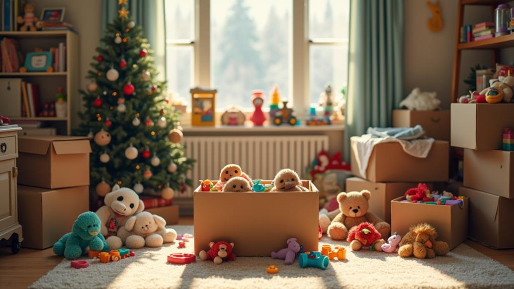 declutter toys before christmas