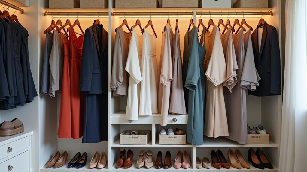 efficient church closet organization