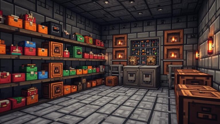 efficient minecraft storage organization