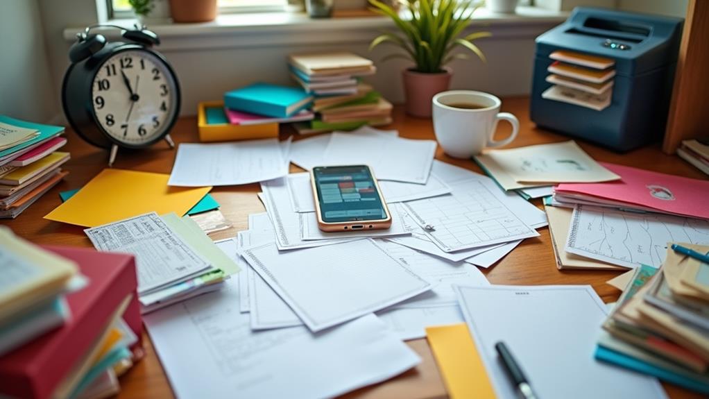 efficient paper organization tips