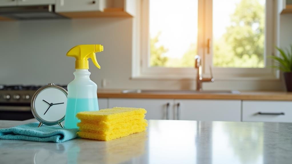 establish daily cleaning habits