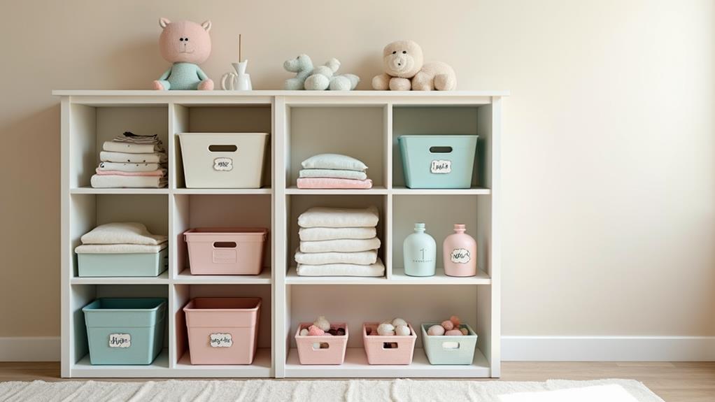 establish specific storage areas