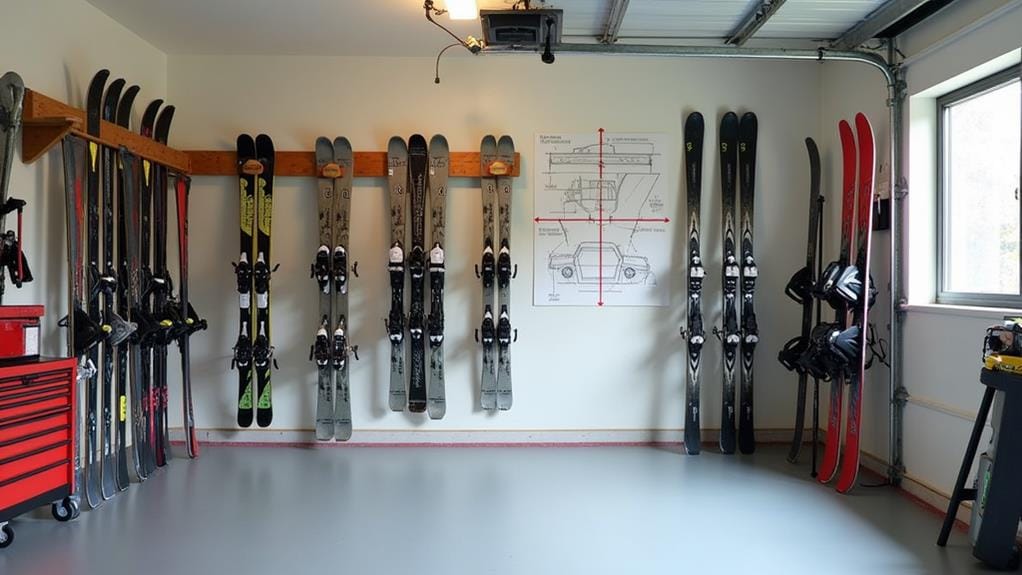 garage ski storage solutions