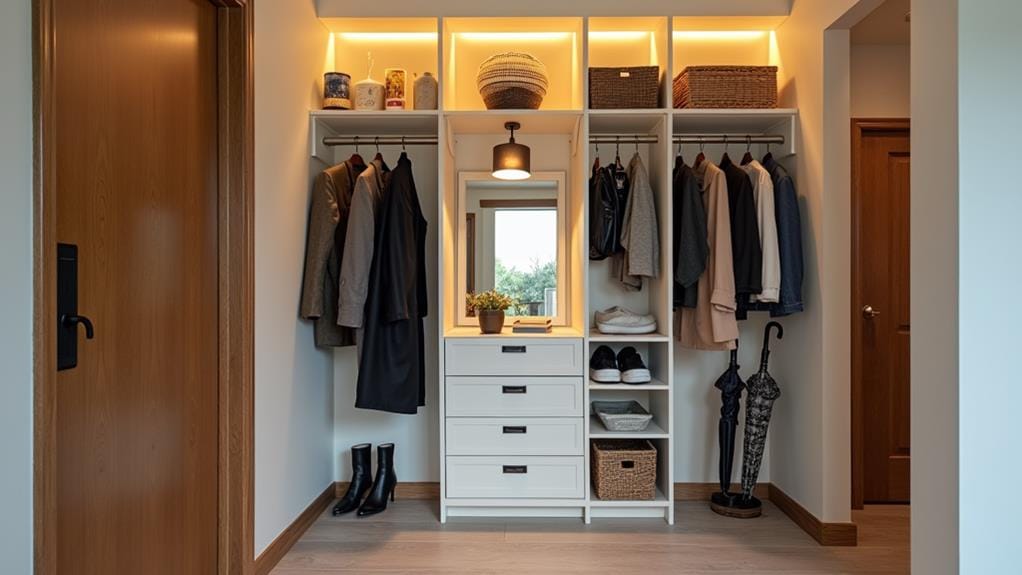 hall closet organization tips