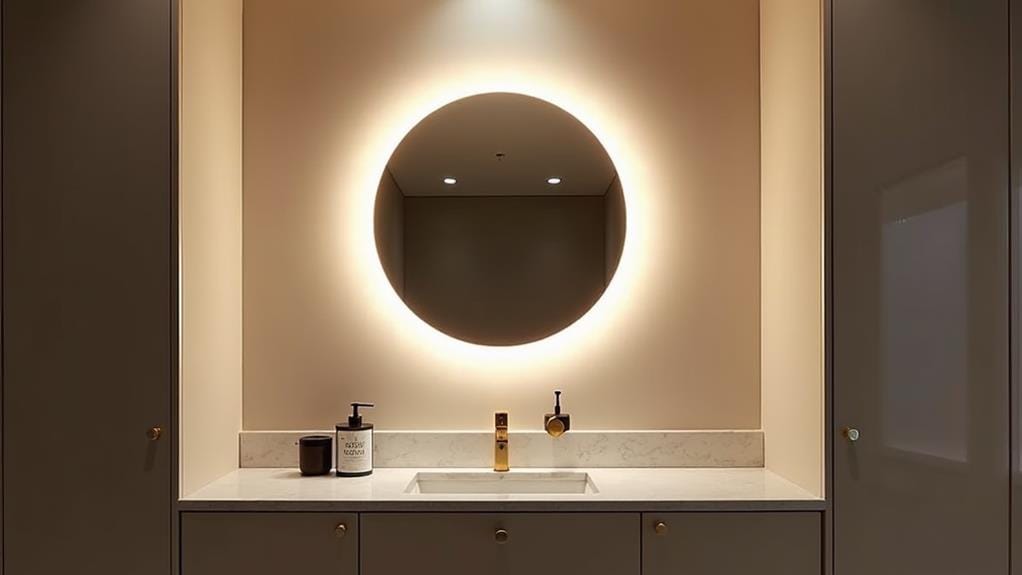 illuminated functional vanity mirrors