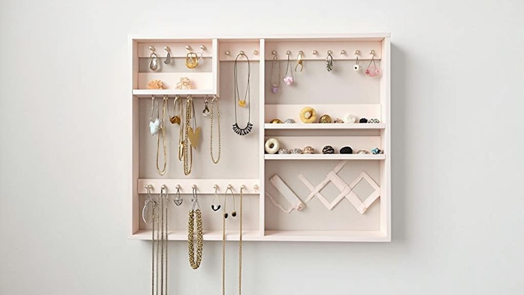 jewelry organization space saving hacks