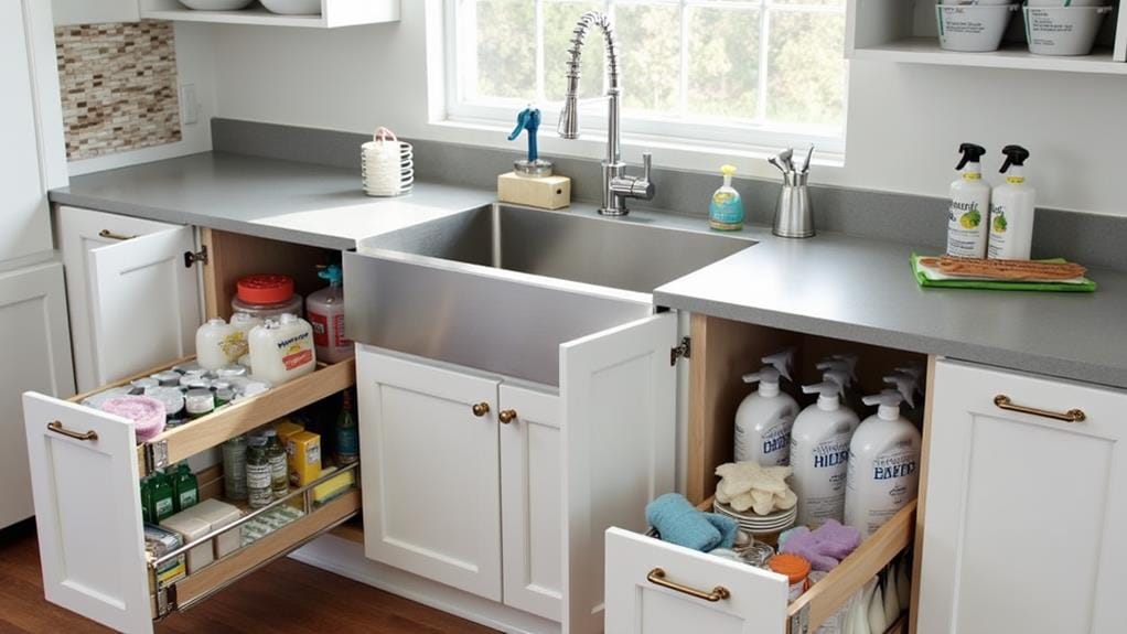 kitchen sink organization factors