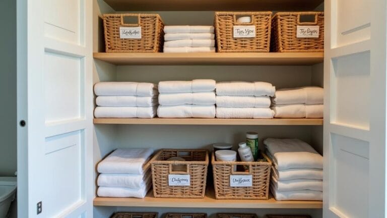 linen closet organization tips