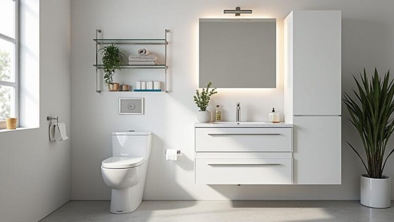 maximize bathroom space solutions