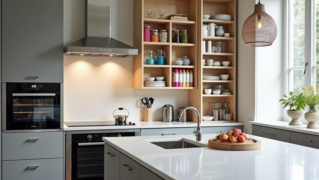 maximize kitchen storage space