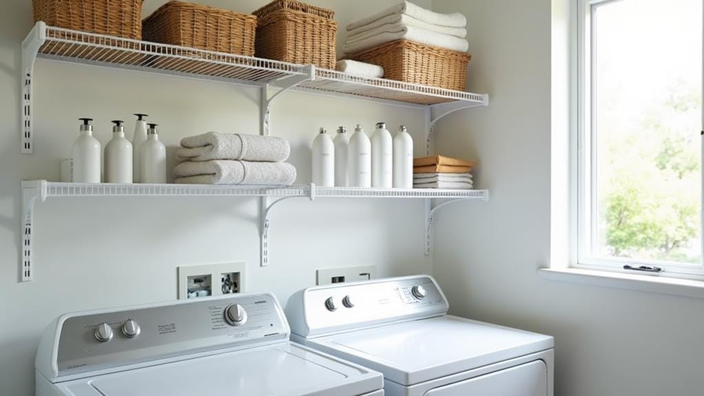 maximize laundry room storage