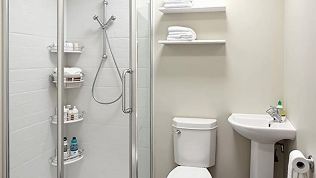 maximize small bathroom storage