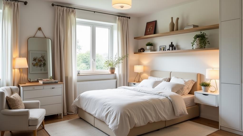 maximize small bedroom space
