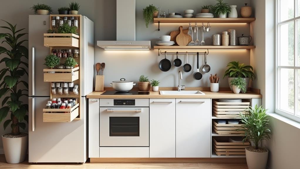 maximize small kitchen space