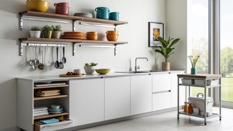 maximize tiny kitchen storage