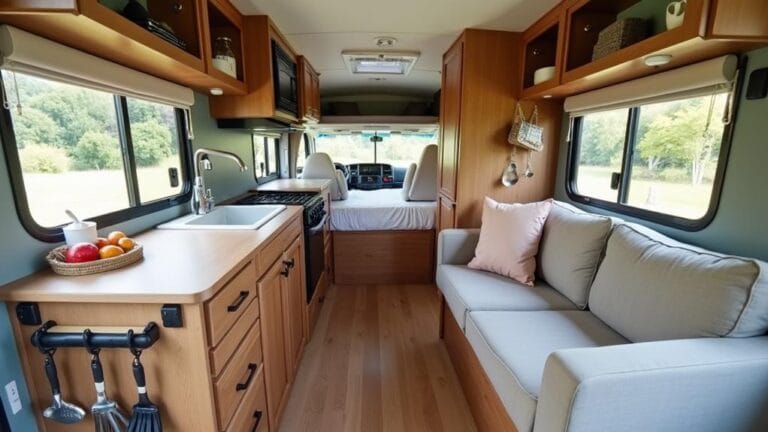 maximize tiny rv kitchen