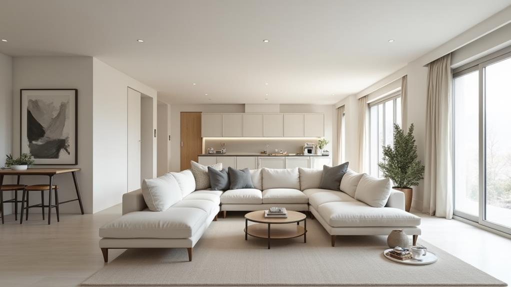 minimalist design enhances family living